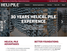 Tablet Screenshot of helipile.com